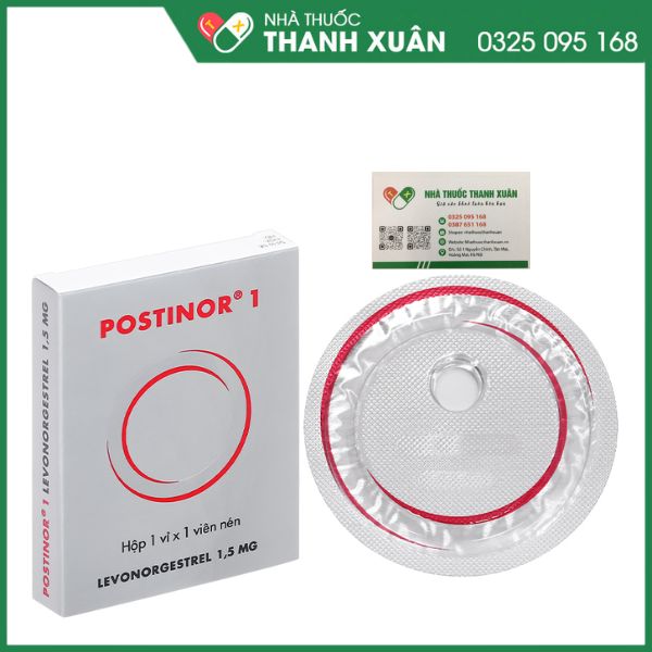 Postinor 1 - Thuốc tránh thai khẩn cấp trong vòng 72h